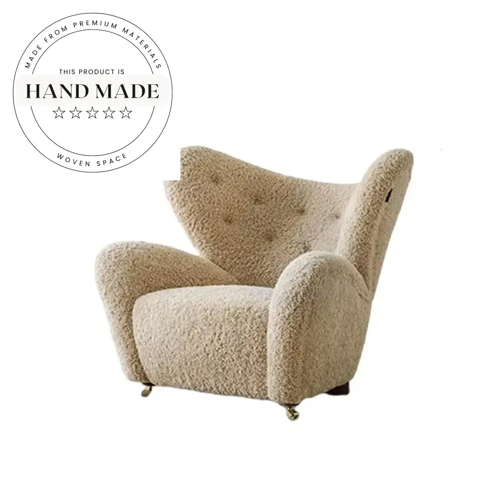 Modern Fabric Upholstered Leisure Armchair for Living Room or Study