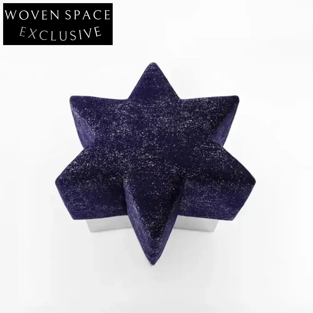 Modern Fabric Upholstered Ottoman with Stainless Steel Base for Living Room Seating