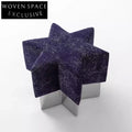 Modern Fabric Upholstered Ottoman with Stainless Steel Base for Living Room Seating