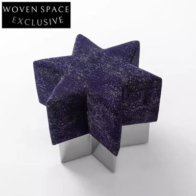 Modern Fabric Upholstered Ottoman with Stainless Steel Base for Living Room Seating