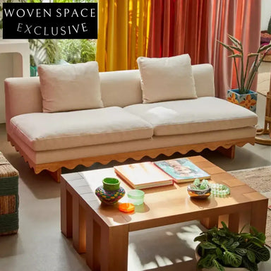 Modern Fabric Upholstered Recliner Living Room Double Sofa