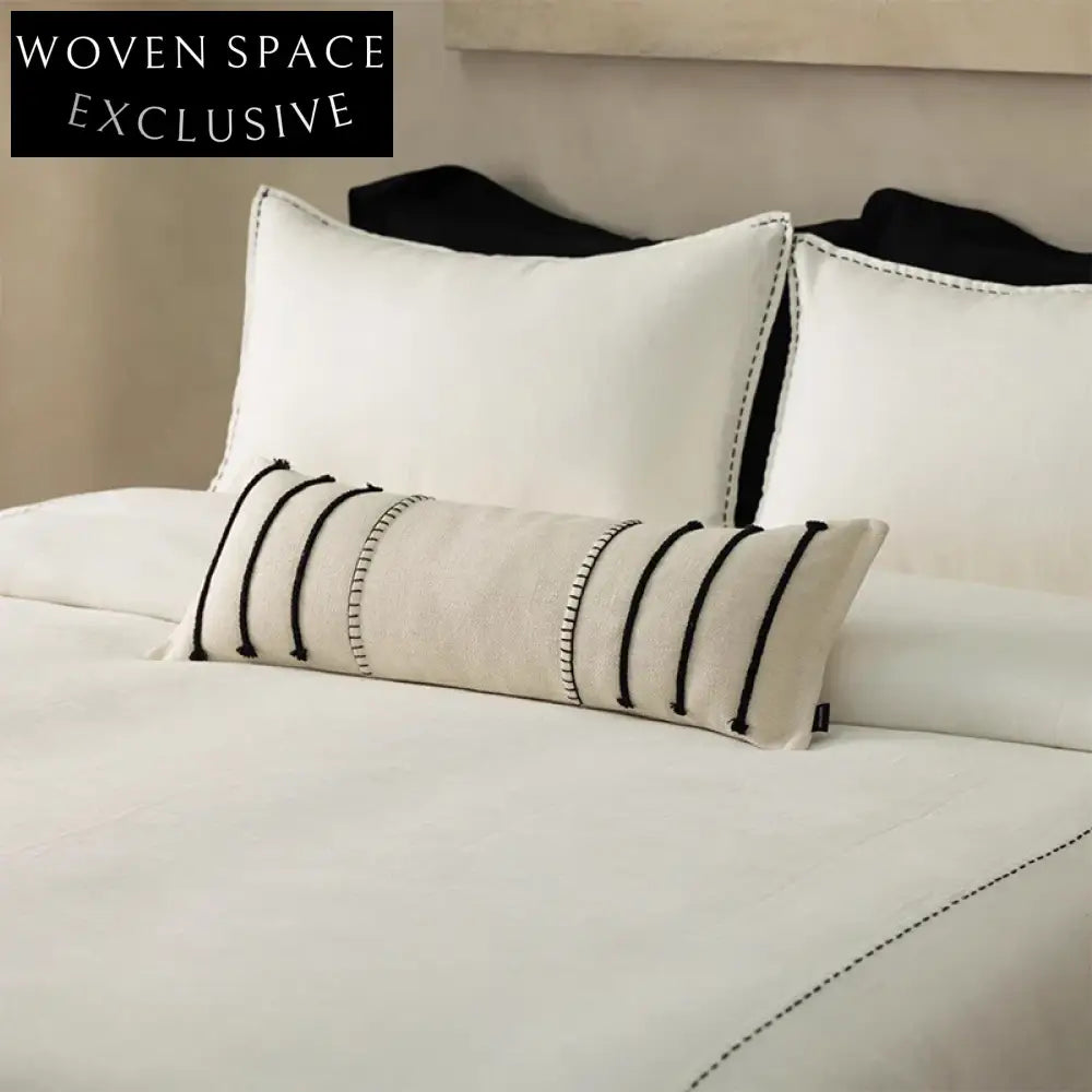 Modern Farmhouse Cotton Rope Decorative Accent Sofa Throw Pillow