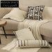Modern Farmhouse Cotton Rope Decorative Accent Sofa Throw Pillow