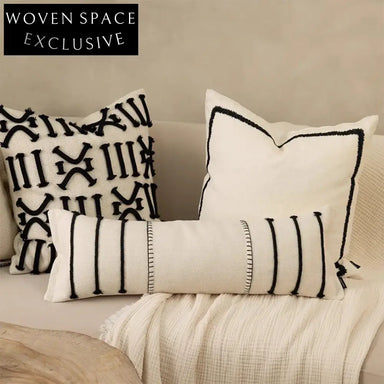 Modern Farmhouse Cotton Rope Decorative Accent Sofa Throw Pillow