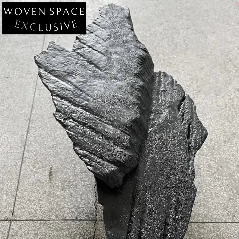 Modern Fiberglass Black Sofa Side Table for Living Room, Apartment Coffee Table