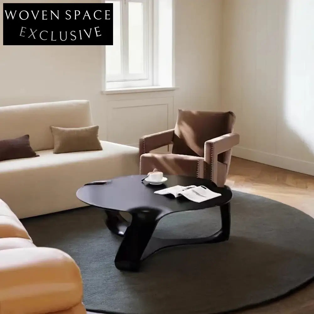 Modern Fiberglass Irregular Hollow Design Contemporary Living Room Coffee Table