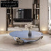 Modern Fiberglass Irregular Hollow Design Contemporary Living Room Coffee Table