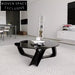 Modern Fiberglass Irregular Hollow Design Contemporary Living Room Coffee Table