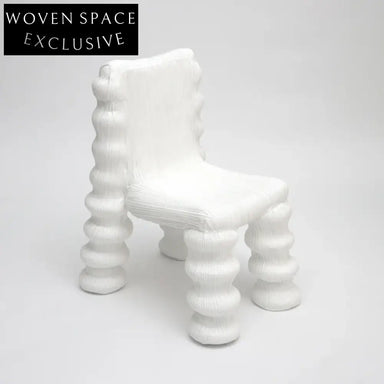 Modern Fiberglass Pleated Design Leisure Chair with Stool Furniture