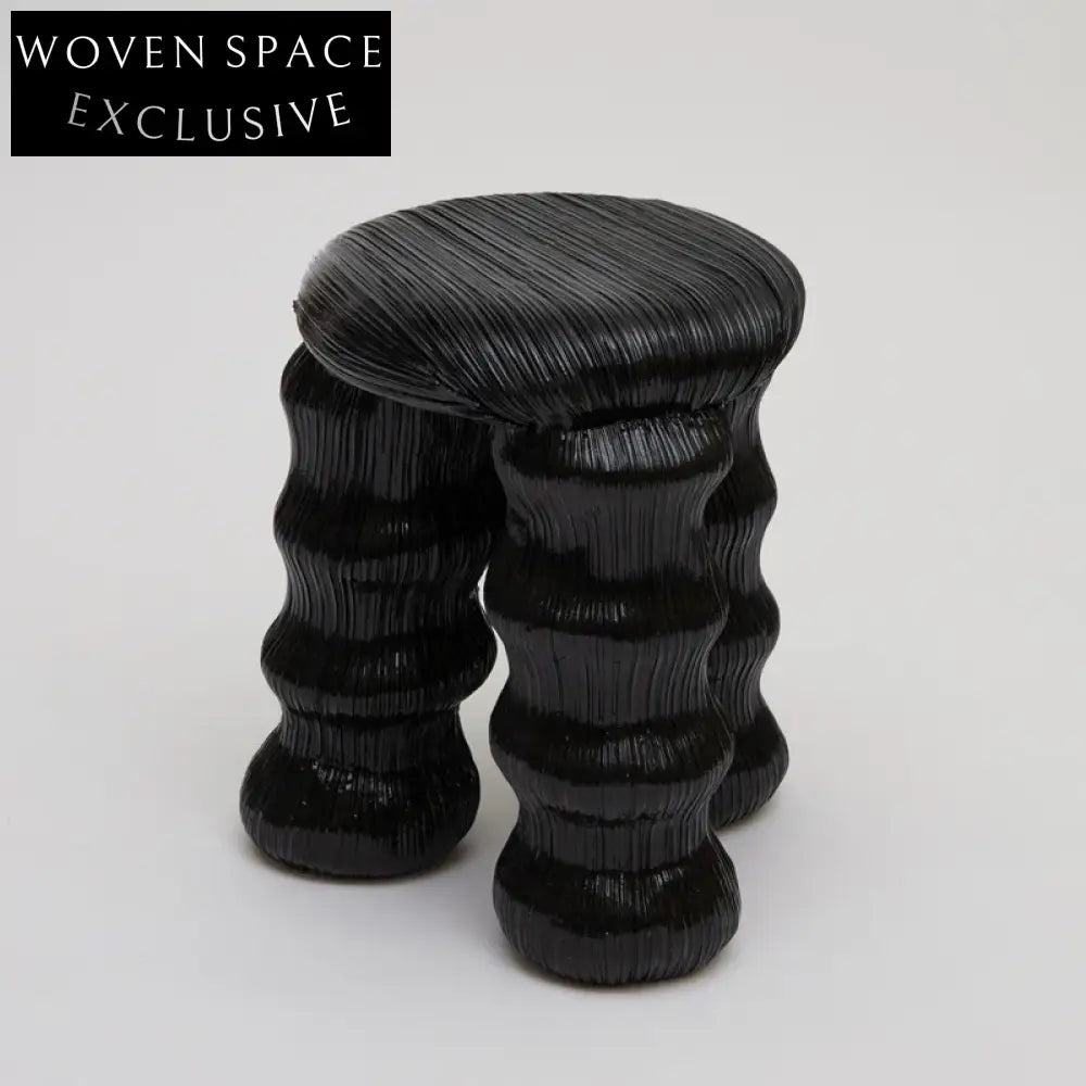 Modern Fiberglass Pleated Design Leisure Chair with Stool Furniture