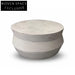 Modern Fiberglass Round Nesting Low High Combination Living Room Coffee Table