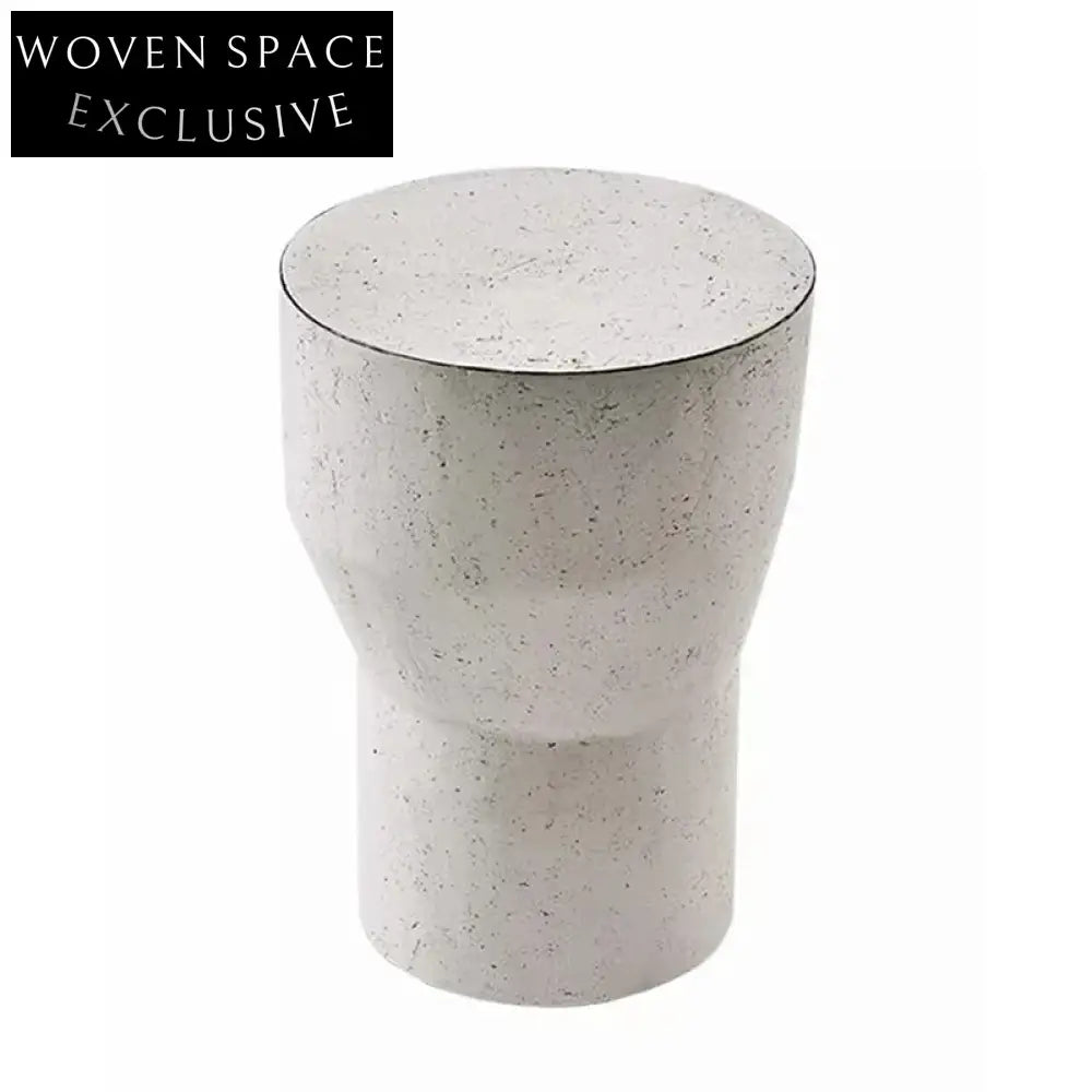 Modern Fiberglass Round Nesting Low High Combination Living Room Coffee Table