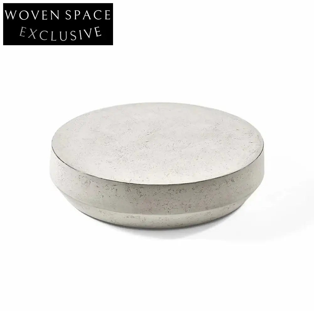 Modern Fiberglass Round Nesting Low High Combination Living Room Coffee Table