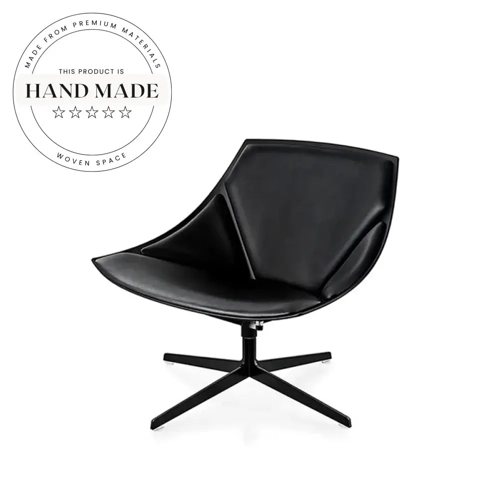 Modern Fiberglass Swivel Lounge Chair for Living Rooms and Hotel Lobbies