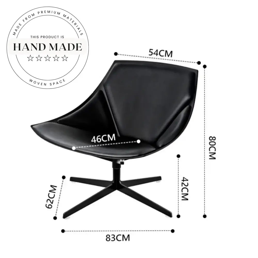 Modern Fiberglass Swivel Lounge Chair for Living Rooms and Hotel Lobbies