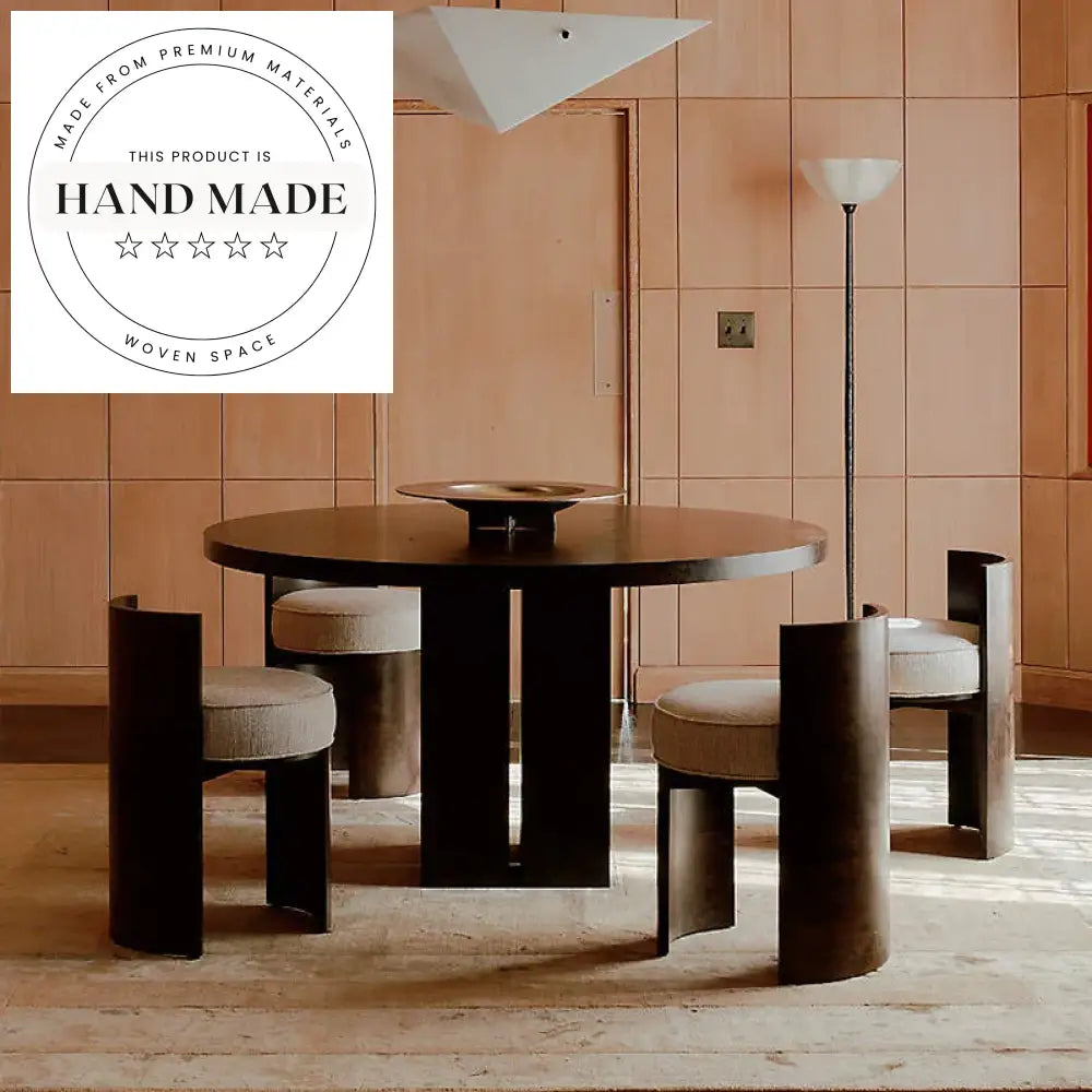 Modern Flax Fabric Wooden Dining Chair for Home, Hotel, Restaurant, Office