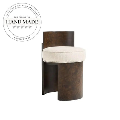 Modern Flax Fabric Wooden Dining Chair for Home, Hotel, Restaurant, Office