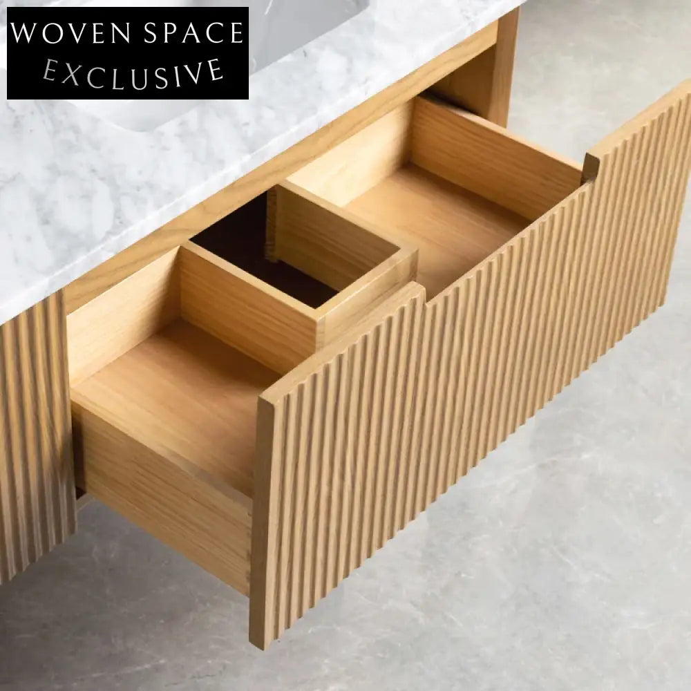 Modern Floating Double Sink Bathroom Vanity with Soft-Close Storage, Sleek Design