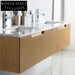 Modern Floating Double Sink Bathroom Vanity with Soft-Close Storage, Sleek Design