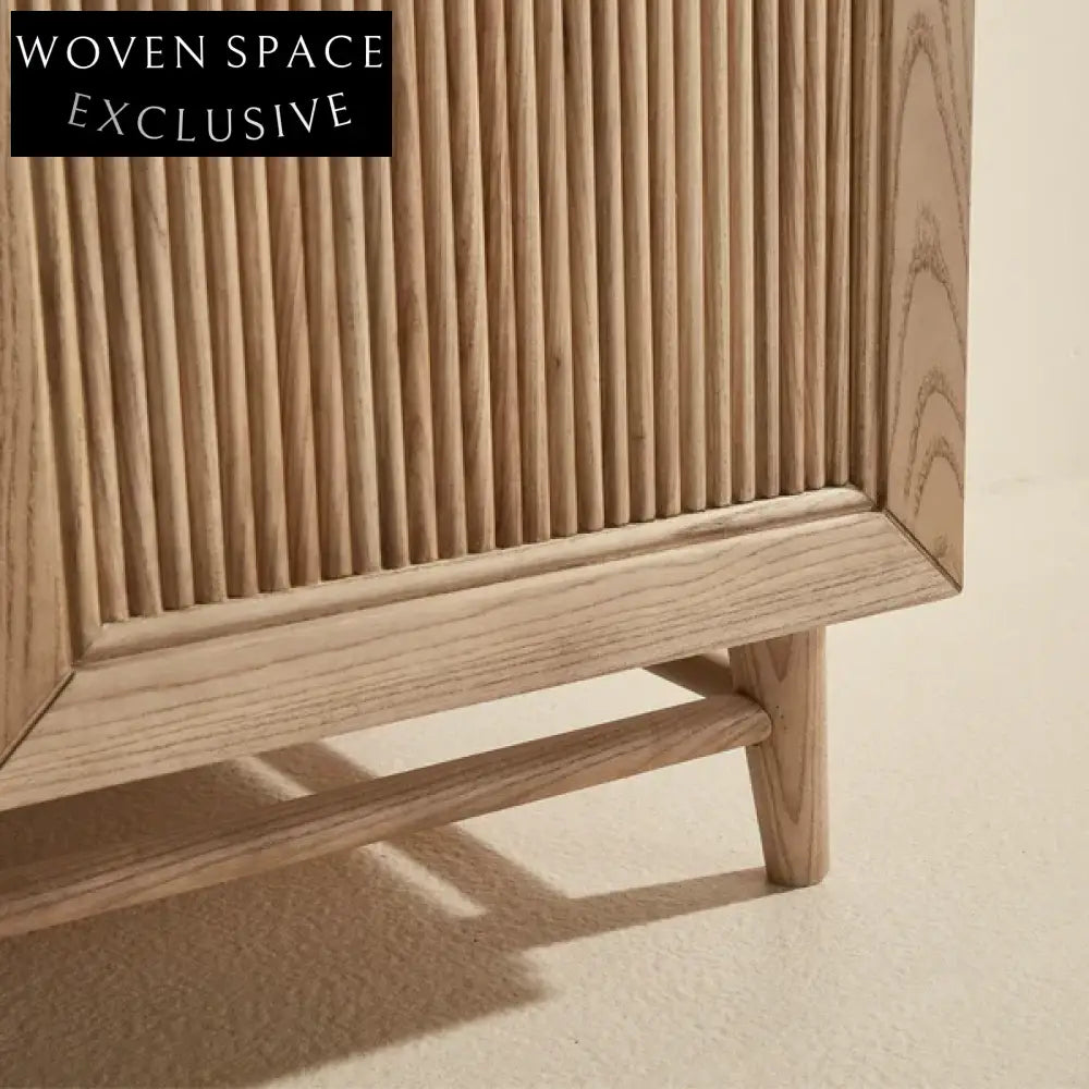 Modern Fluted Wall-Mounted Single Sink Bathroom Vanity Carrara Marble Top