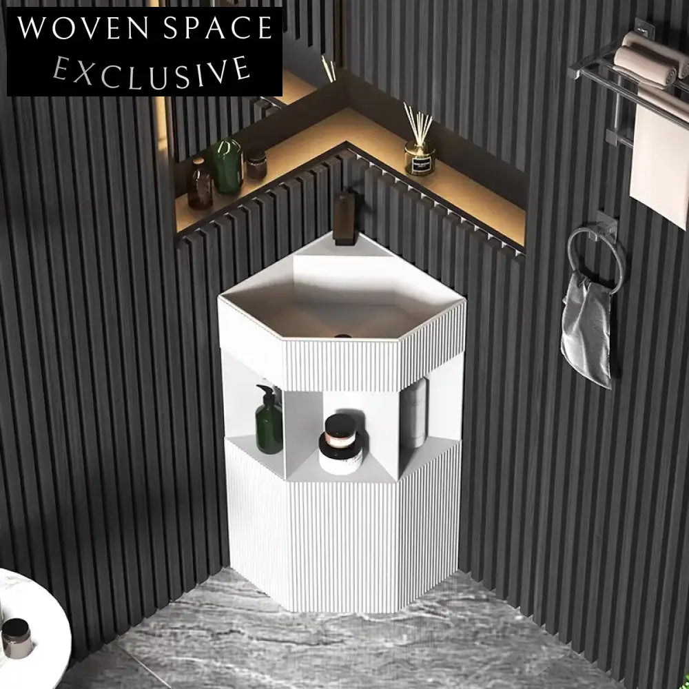 Modern Freestanding Artificial Stone Pedestal Sink for Contemporary Bathroom Design