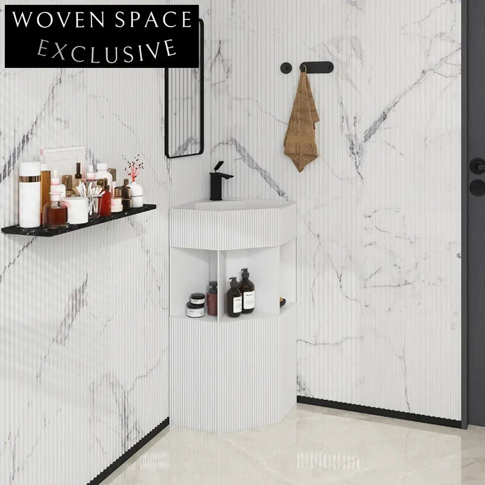 Modern Freestanding Artificial Stone Pedestal Sink for Contemporary Bathroom Design