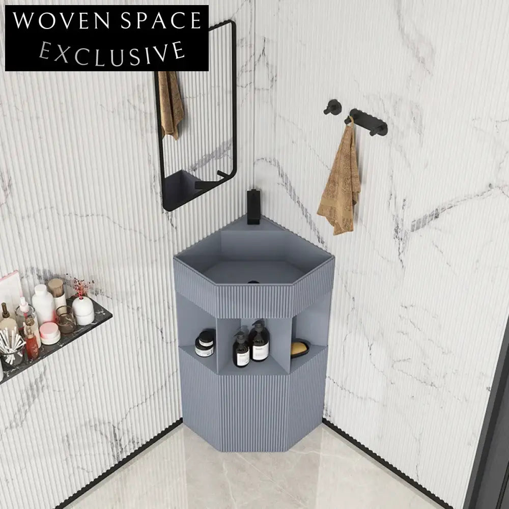Modern Freestanding Artificial Stone Pedestal Sink for Contemporary Bathroom Design
