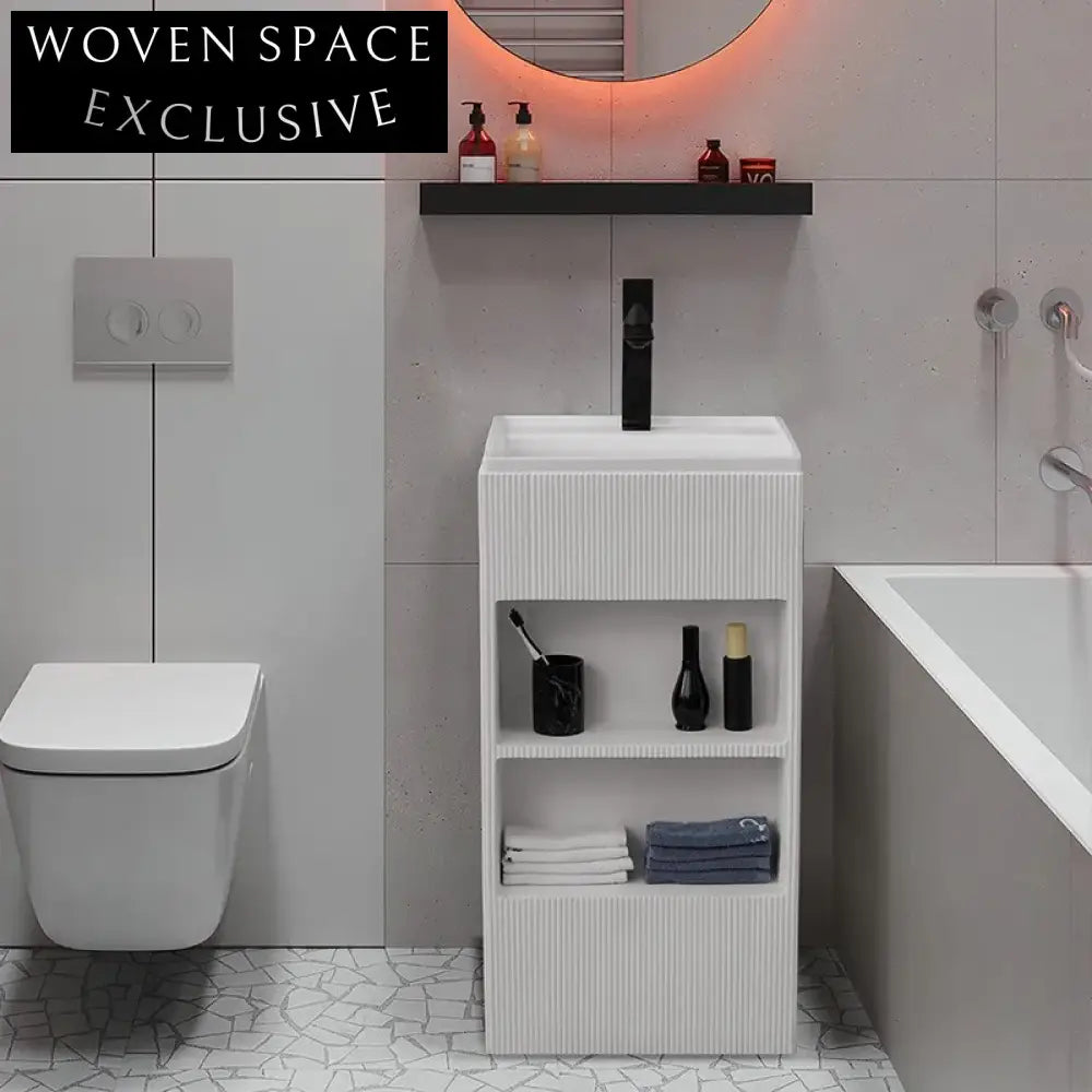 Modern Freestanding Ceramic Pedestal Wash Basin for Luxury Bathrooms