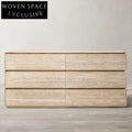 Modern Freestanding Rectangle Wall Mount Natural Calacatta Viola Marble Vanity Cabinet Functional Washbasin Sink beige1