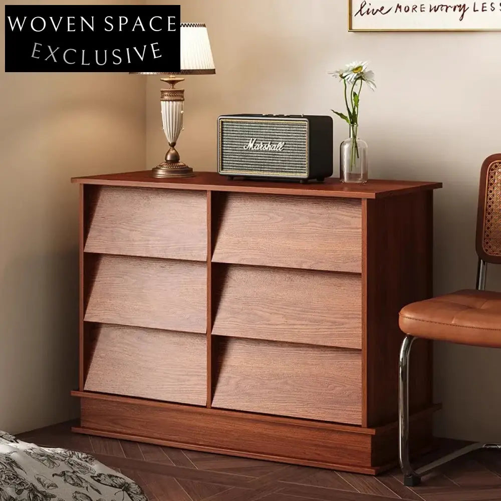 Modern French Ash Wood Sideboard Cabinet for Living Room & Dining Storage