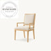 Modern French Classic Square Cloth Upholstered Dining Room Side Chair