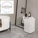 Modern French Design Natural Stone Marble Small Bedroom Bedside Table