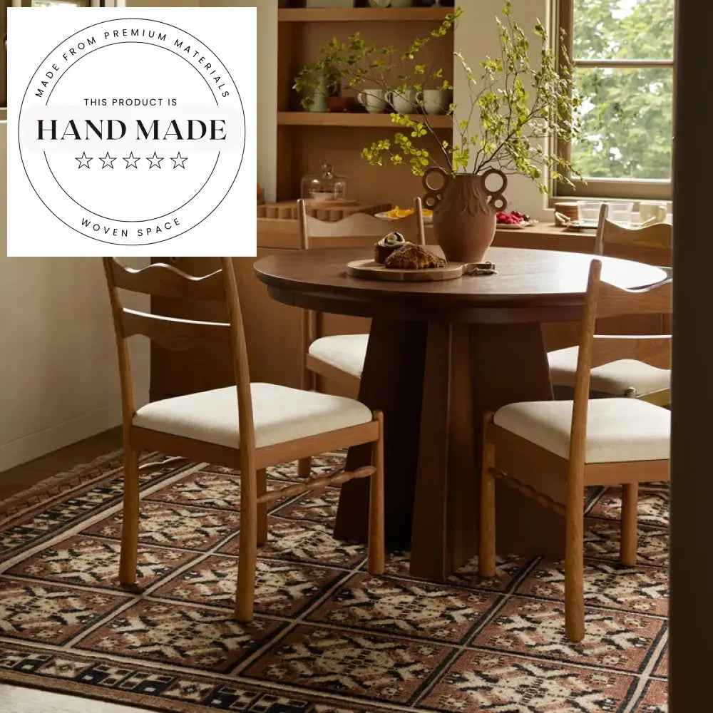 Modern French Vintage Oak Wood High Back Restaurant Dining Chair