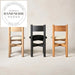 Modern French Vintage Solid Wood Teddy Fabric Dining Chair