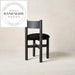 Modern French Vintage Solid Wood Teddy Fabric Dining Chair