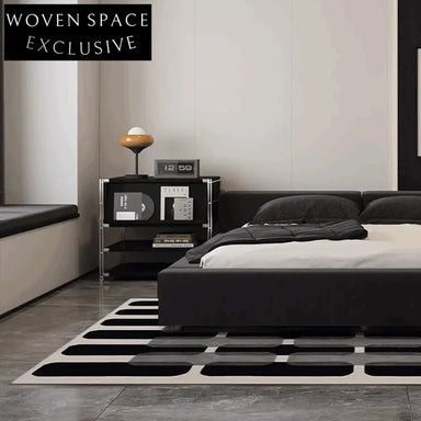 Modern Geometric Area Rug for Living Room and Bedroom Carpet