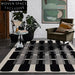 Modern Geometric Area Rug for Living Room and Bedroom Carpet