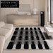 Modern Geometric Area Rug for Living Room and Bedroom Carpet