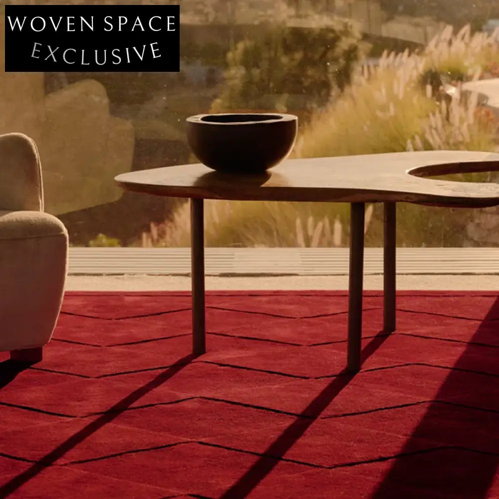 Modern Geometric Area Rug, Soft Polyester, 0.5 Inch Thick, Hand-Tufted Carpet