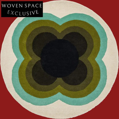 Modern Geometric Artistic Room Rug - Custom Handmade Polyester Living Area Carpet