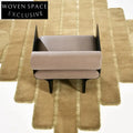 Modern Geometric Hand-Tufted Polyester Area Rug for Living Room Decor