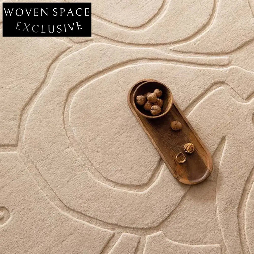 Modern Geometric High-End Polyester Handmade Area Rug for Home Decor