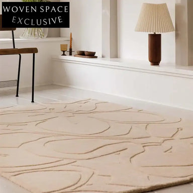 Modern Geometric High-End Polyester Handmade Area Rug for Home Decor
