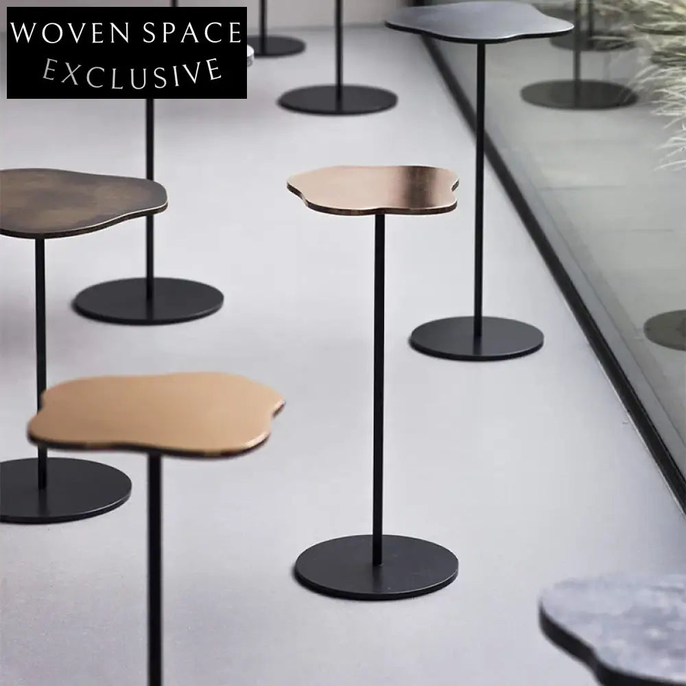 Modern Geometric Marble Metal Coffee Table Set for Chic Living Rooms