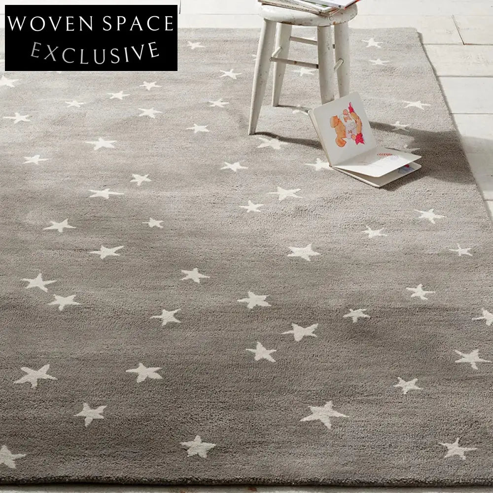 Modern Geometric Pattern Polyester Area Rug for Living Room Bedroom Decor