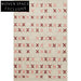 Modern Geometric Pink Polyester Area Rug for Living Room & Bedroom Floor