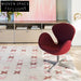 Modern Geometric Pink Polyester Area Rug for Living Room & Bedroom Floor