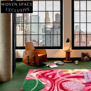 Modern Geometric Polyester Area Rug for Bedroom Living Room Home Decor Accent