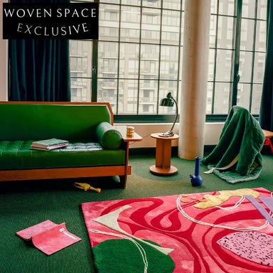 Modern Geometric Polyester Area Rug for Bedroom Living Room Home Decor Accent