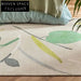 Modern Geometric Polyester Area Rug for Living Room Bedroom Decor